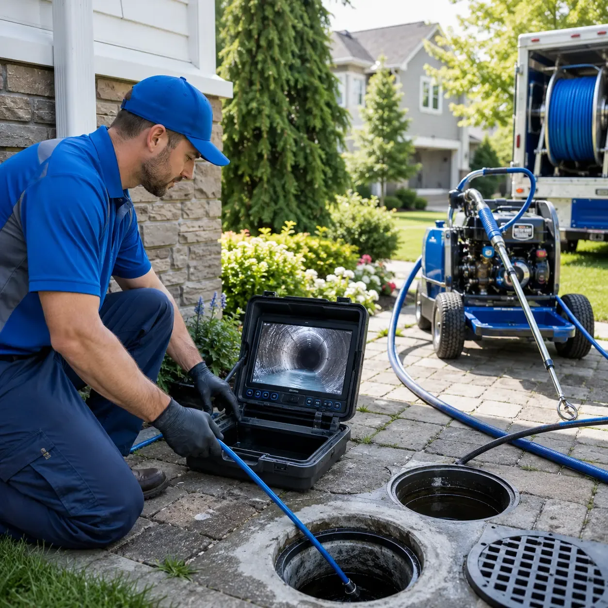 Outdoor drain cleaning professionals serving Deale, MD